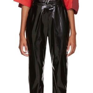 MSGM faux patent joggers